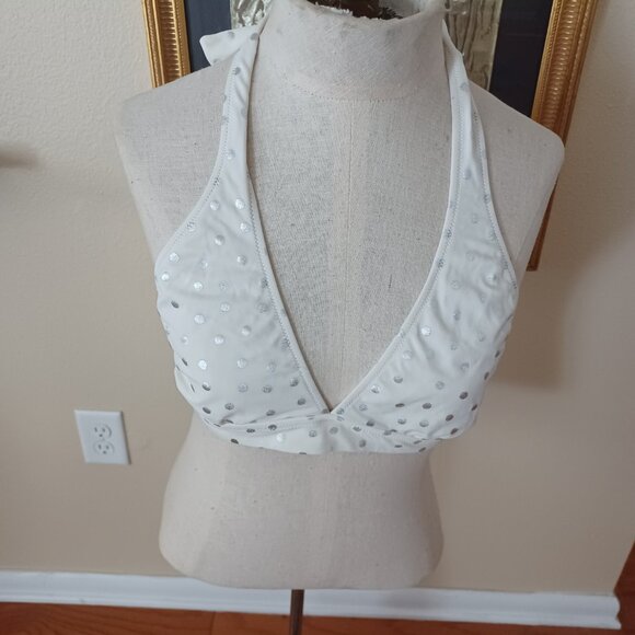 Lot of 4 J.Crew bandeau halter swimsuit tops some new Large - Picture 2 of 6